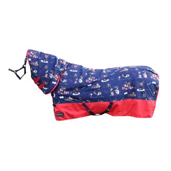 StormX Thelwell Collection Practice Makes Perfect Combo Neck 200g Horse Turnout Rug