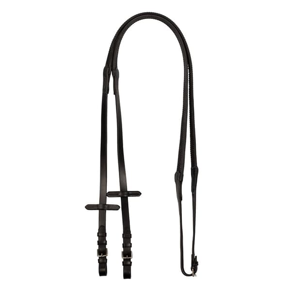 Equestro Silver Læder- Og Gummiremme  Cob