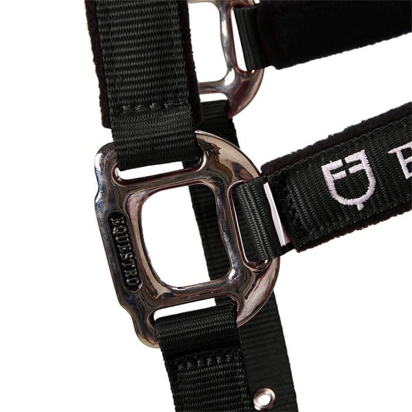 Equestro Shiny Fittings Grime Og Førerem Sort Cob