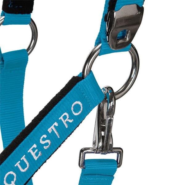 Equestro Shiny Fittings Grime Og Førerem Blå Cob