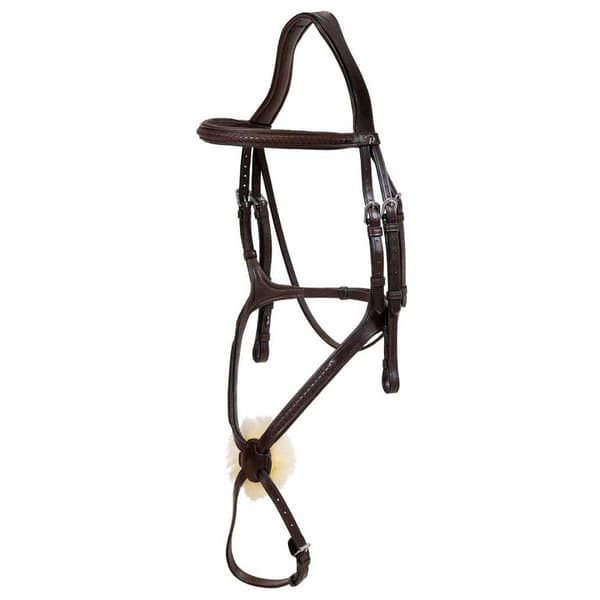 Dyon Plaited Figure 8 New English Collection Tøjle  Cob