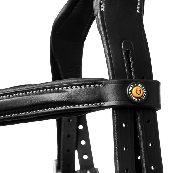 Equestro Anatomic Soft Stitched Suitset Musta Cob