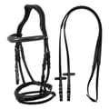 Pikkukuva 1 / 8: Equestro Anatomic Soft Stitched Suitset Musta Cob