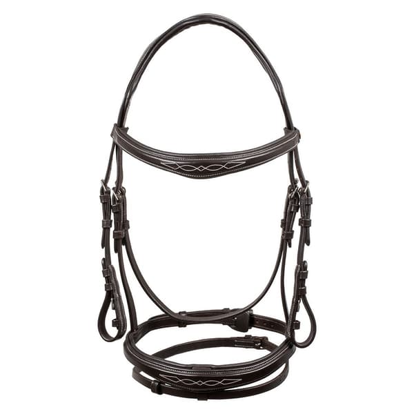 Equestro Anatomic Soft Stitched Suitset Ruskea Cob
