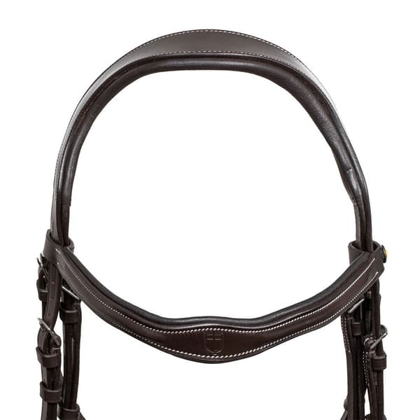 Equestro Anatomical Logo Tøjle Sort Cob