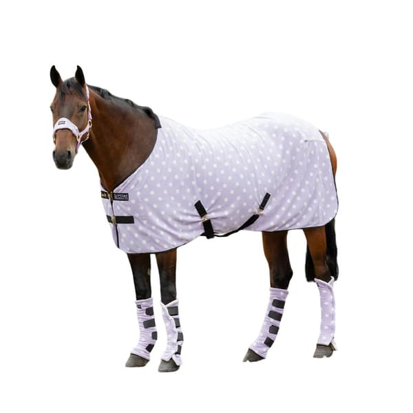 Supreme Products Dotted Horse Fleece Rug