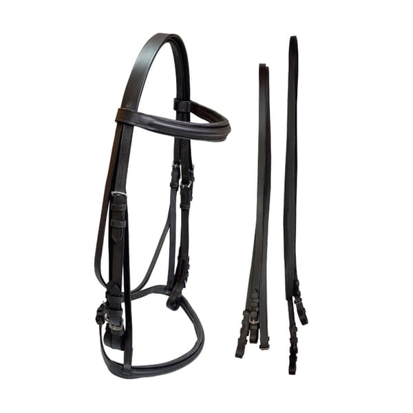 Marjoman Distribucion 01316112mf Dressage For Snaffle And Bit Wi Bridle Næsebånd  Full