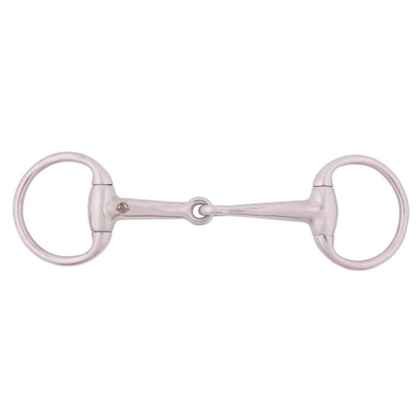 Br Yksinkertainen Snaffle Pony Eggbutt 13 Mm Hopeinen 9.5 cm