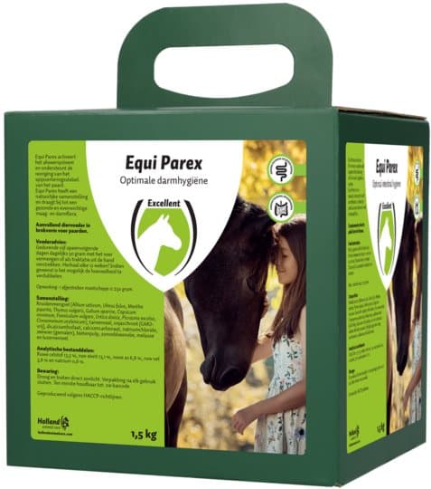 Equi Parex Pellets - 100% naturlig rengöringsprodukt och bidrar till en hälsosam mage och tarmflora!
