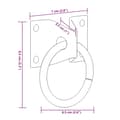 Miniatyrbillede 7 af 8: vidaXL opbindingsring med plader 3 stk. stål sølvfarvet