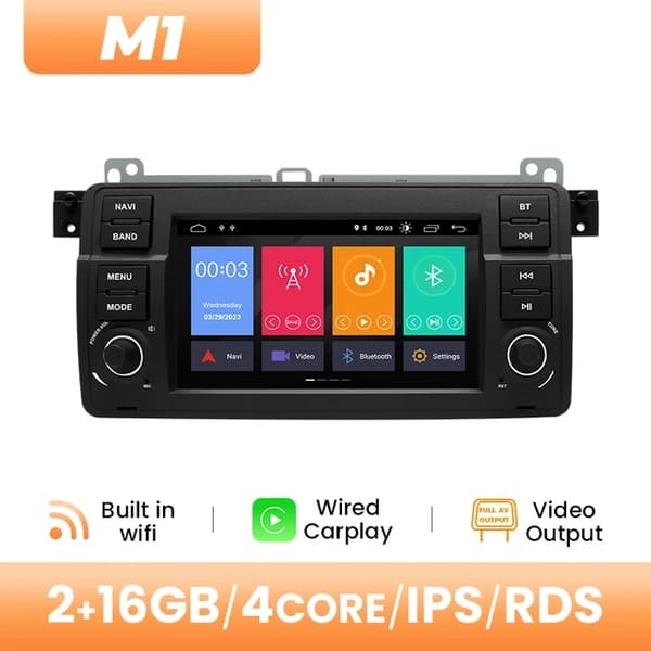 Auton radio-soitin, Android 12, Langaton Carplay