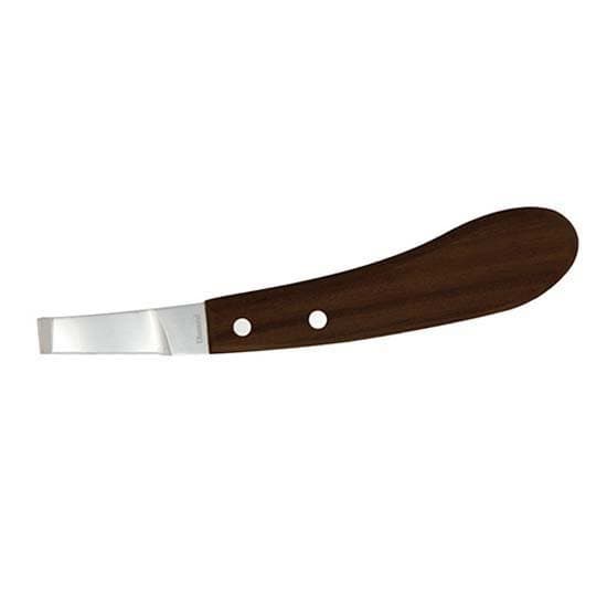 Diamond Trähandtag Bred Flat Blade Höger Klövborste Guld