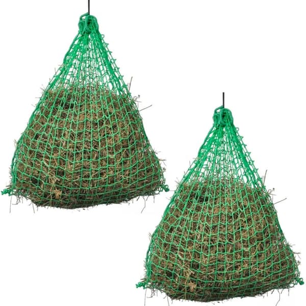 vidaXL Heinäverkot 2 kpl pyöreä 1x1 m PP