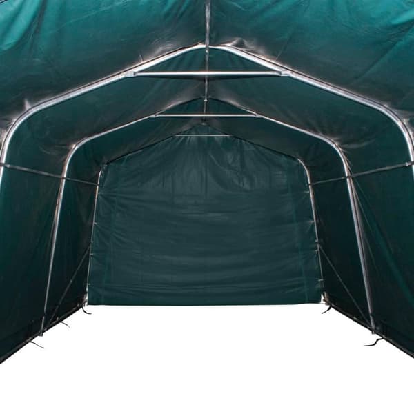 vidaXL Irrotettava karjateltta PVC 550 g/m² 3,3x4,8 m tummanvihreä