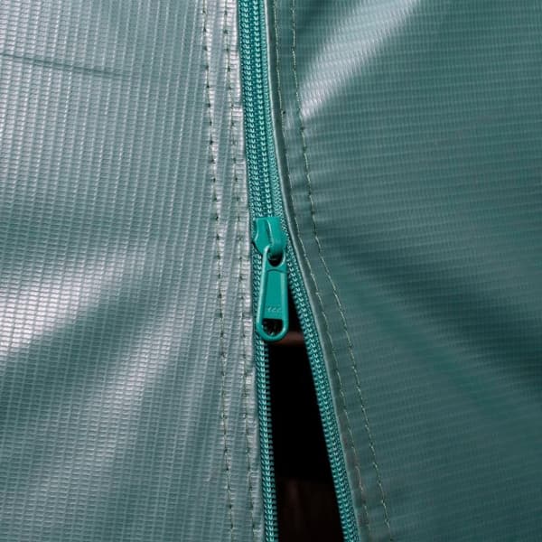 vidaXL Flyttbart kvegtelt PVC 550 g/m² 3,3x3,2 m mørkegrønn