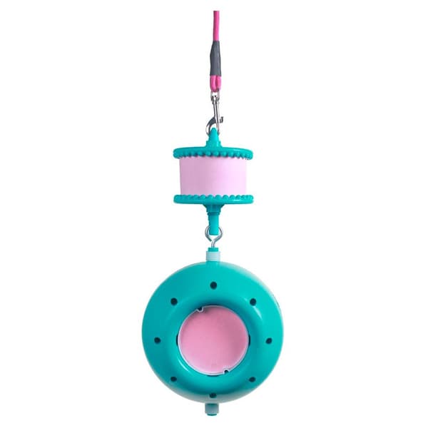 Likit Med Holder Og Ball Legetøj Boredom Breaker Transparent