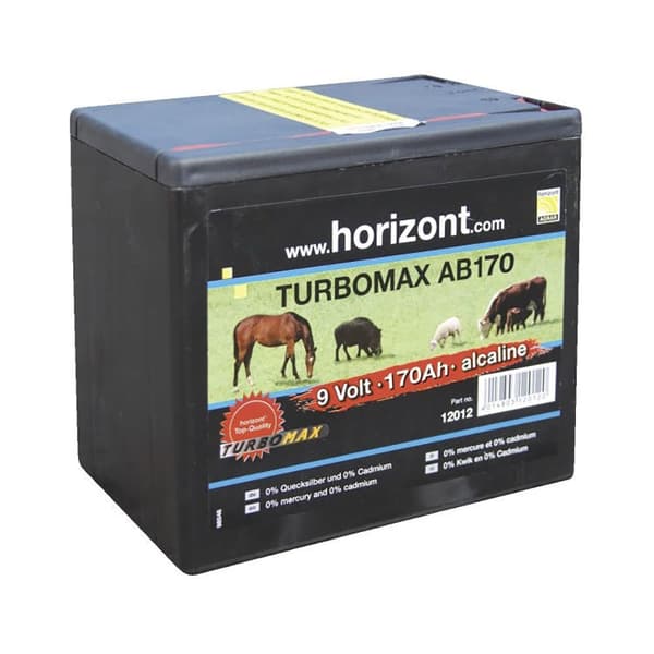 Horizont Batteri Turbomax Ab170 9v/170a Sort