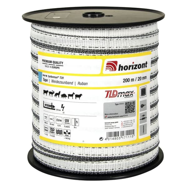 Horizont Sähköaidan Teippi Trurbomax 200 M Kirkas 20 mm