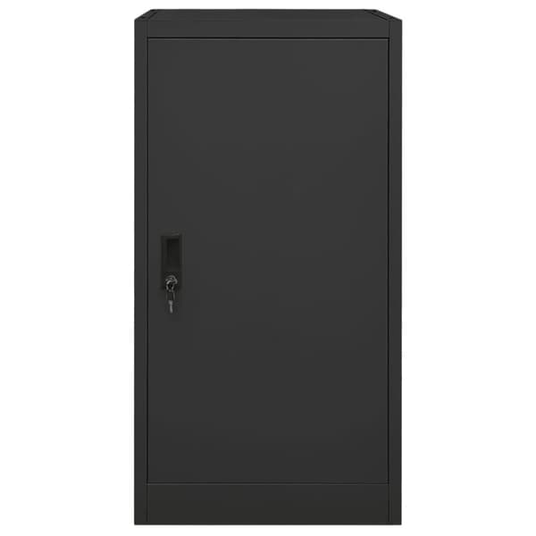 vidaXL sadelskab 53x53x105 cm stål antracitgrå