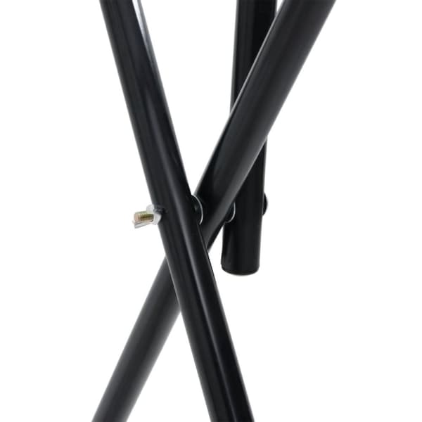 vidaXL sadelholder foldbar jern sort