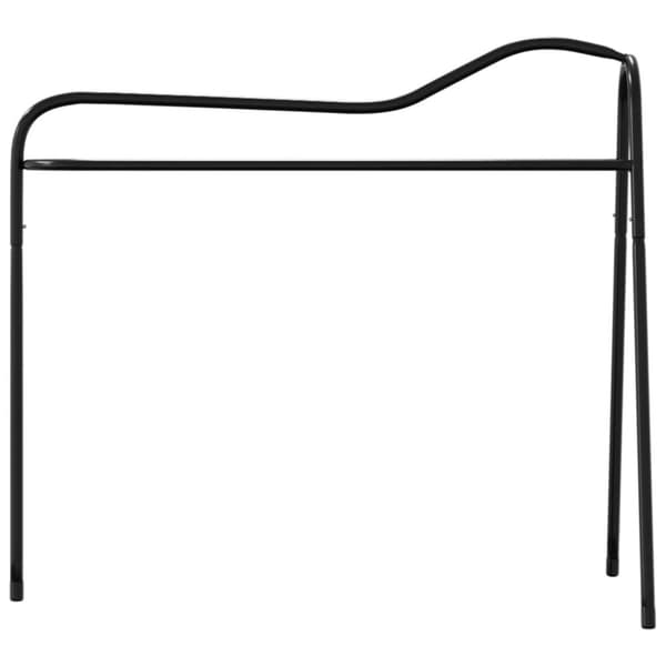 vidaXL sadelstativ 3 ben fritstående jern sort