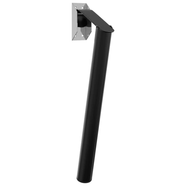 vidaXL væghængt sadelholder foldbar jern sort