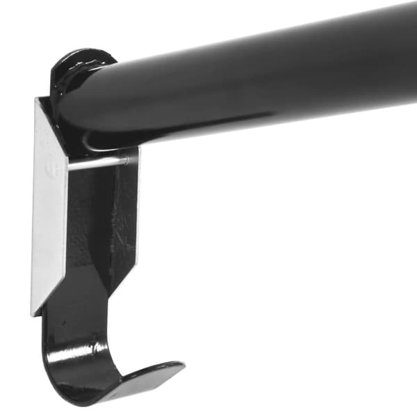 vidaXL væghængt sadelholder foldbar jern sort