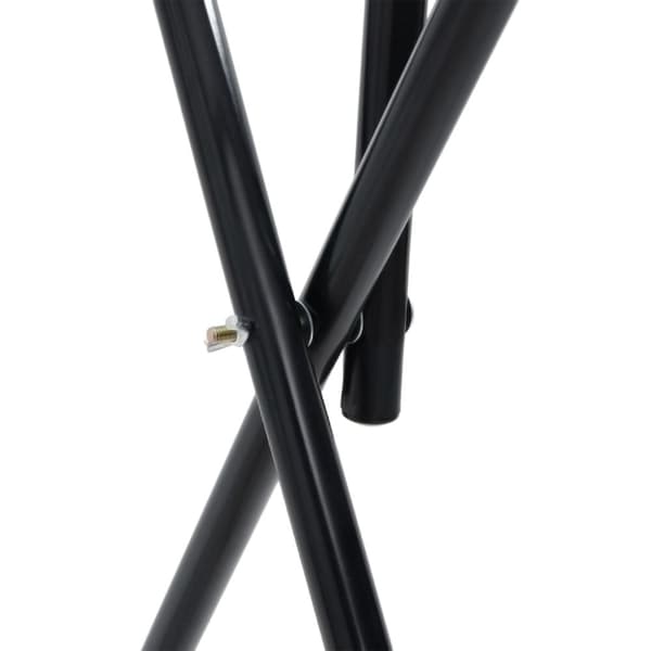 vidaXL sadelholder foldbar jern sort