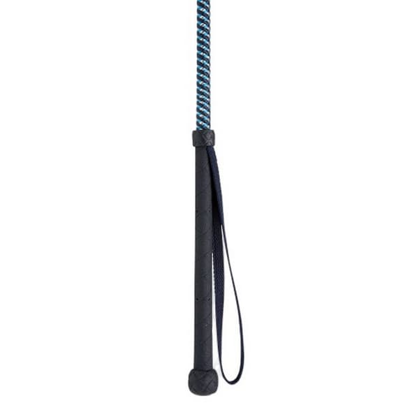 HySCHOOL Metallisk ridpiska Navy/Light Blue 26in