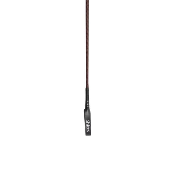 Shires Childrens/Kids Thread Stem Leather Horse Riding Whip