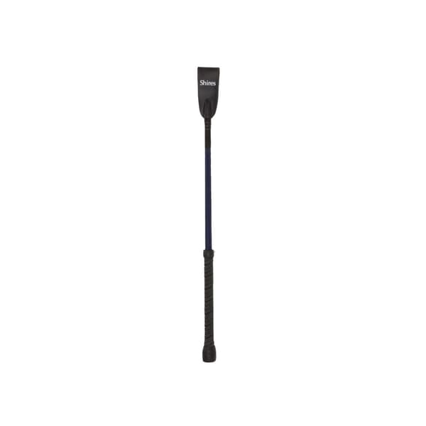 Shires Zig Zag Leather Horse Riding Whip