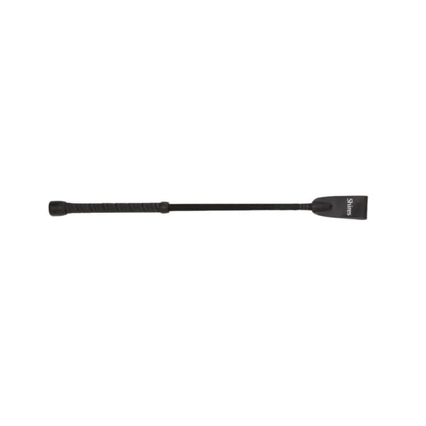 Shires Zig Zag Leather Horse Riding Whip