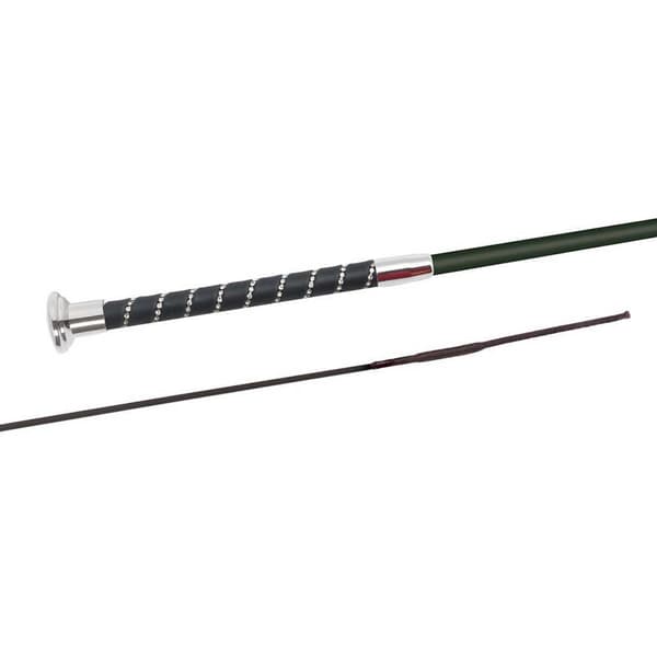 Fleck Dressurpisk Economy Silktouch Crystal Hvid,Sort 120 cm