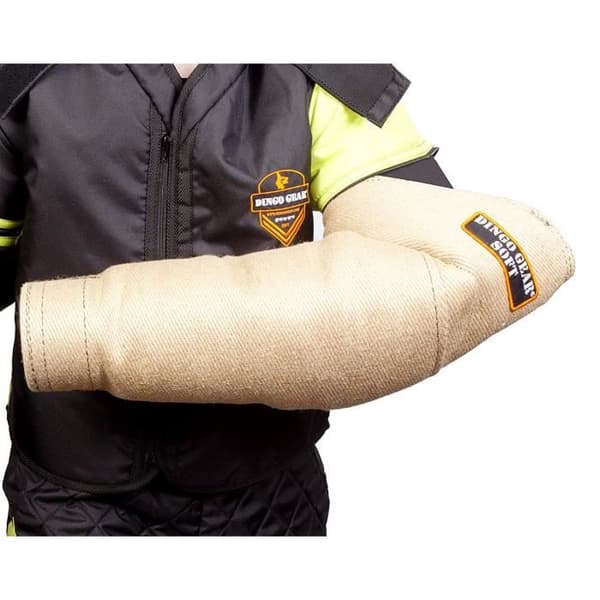 DINGO GEAR Låg seghet betthylsa med ett handtag för hundbetträning Handgjord jute
