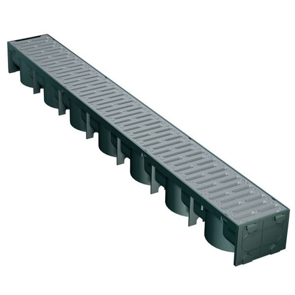 Smartdrain A15 Drain Channel Silver 1m