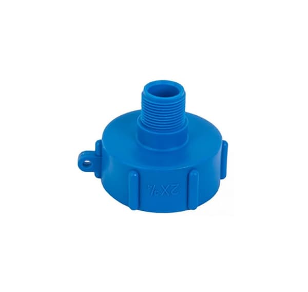 IBC adapter, S60x6 sisäkierre - 3/4" ulkokierre, Bradas