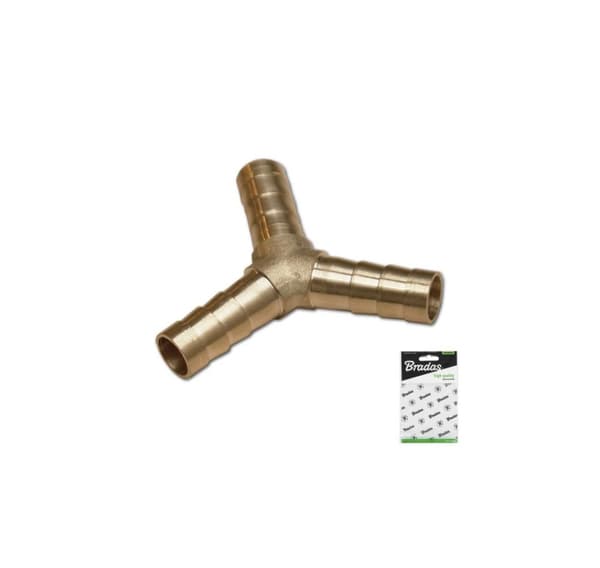 Y-tyyppinen t-paita 12,5 mm messingin letkulle