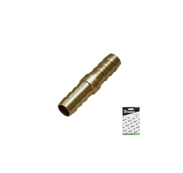 Lige stik til 12,5 mm slange MESSING