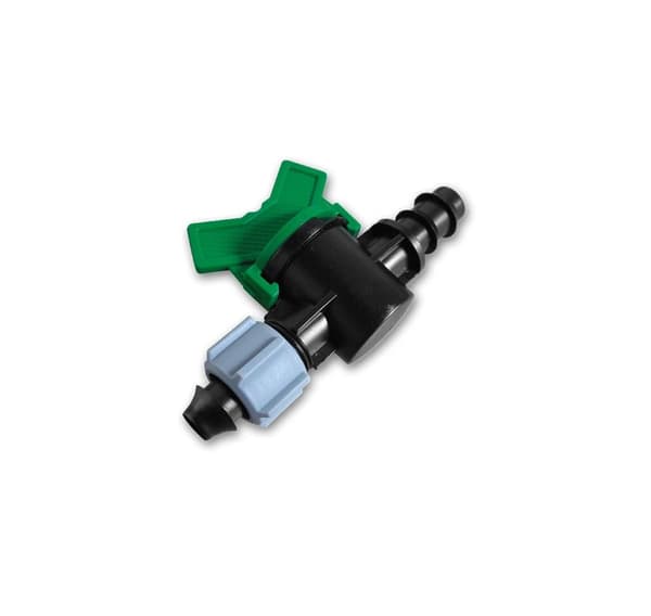 Valve, offtake with nut, 16mm hose barb