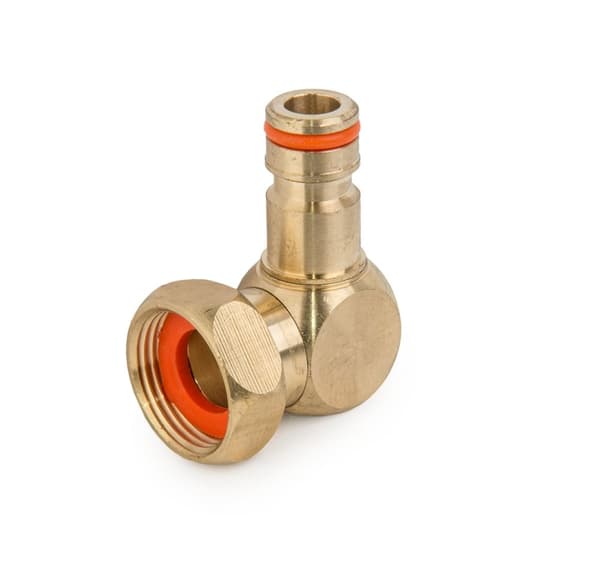 Roterande adapter - invändig gänga 3/4" - MÄSSING