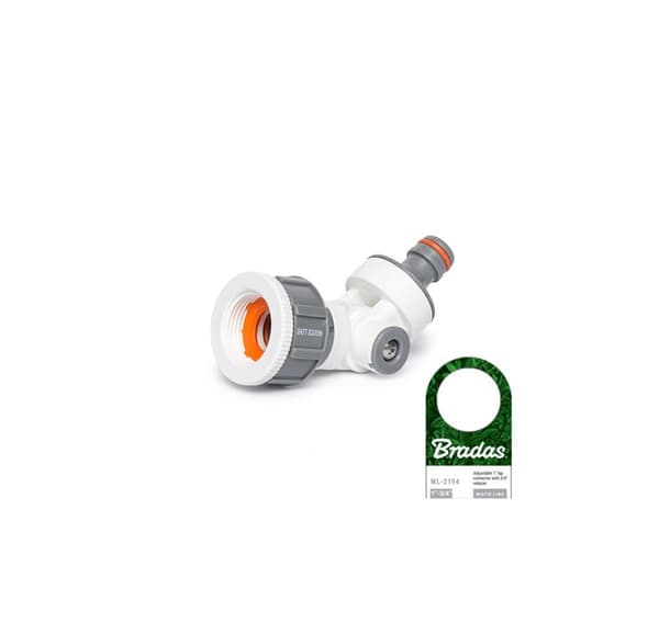 WHITE LINE angled tap connector 1" - 3/4" female