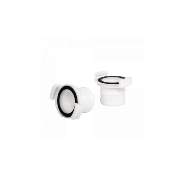 Klokobling til en 1 ½" slange med et SÆT af to slangeklemmer