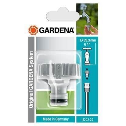 GARDENA krannäsa 26/34 gänga - Trädgårdsbevattning - Grå - 130x80x40mm