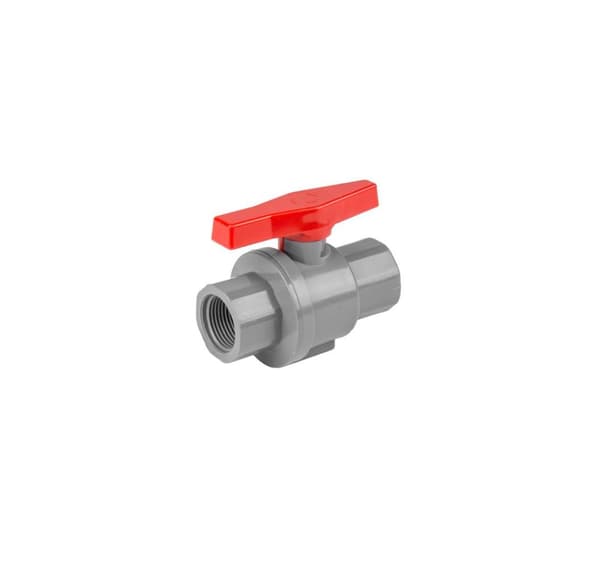 PN10 PVC kombineret ventil 2" hun / 2" hun