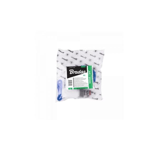 IBC-adapter S60x6 med ¾" PP og ¾" hunhaneadapter