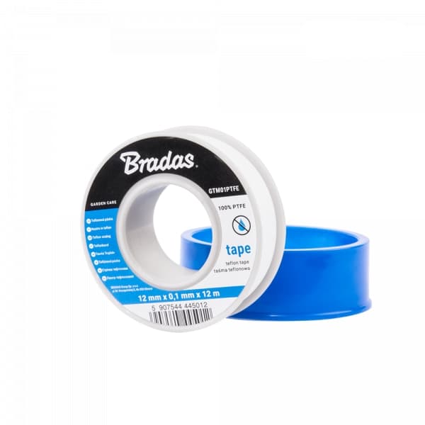 Set med 40 produkter. Teflon PTFE-tejp: 12 mm x 0,1 mm x 12 m