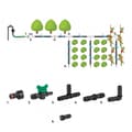 Miniatyrbild 3 av 4: Set med 5 produkter. Tillbehörssats för droppledning 16mm - 42st.