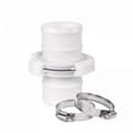 Miniatyrbilde 1 av 3: Set med 4 produkter. Klokobling for en 1 ½" slange med et SETT med to slangeklemmer