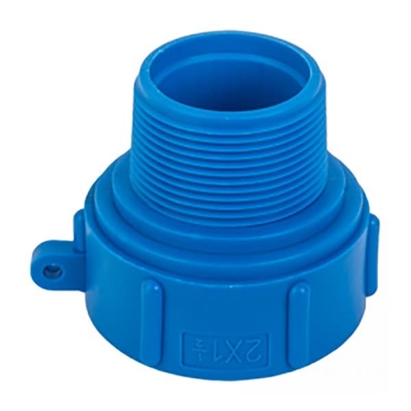 Set med 5 produkter. IBC adapter Inv S60x6 till Utv 1 1/2"