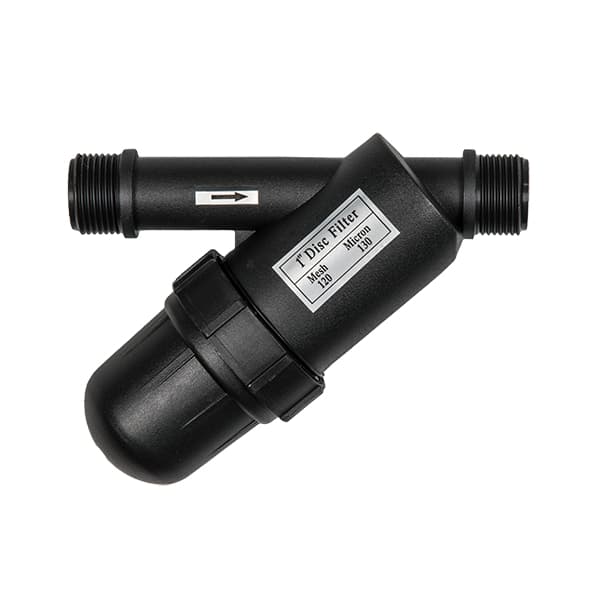 Set med 4 produkter. Skjermfilter, mesh 120, 1" utvendig gjenger
